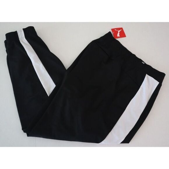 Puma 670411 01 Women's Plus Sz 3XL Black/White Track Jogger Pants - Picture 4 of 9